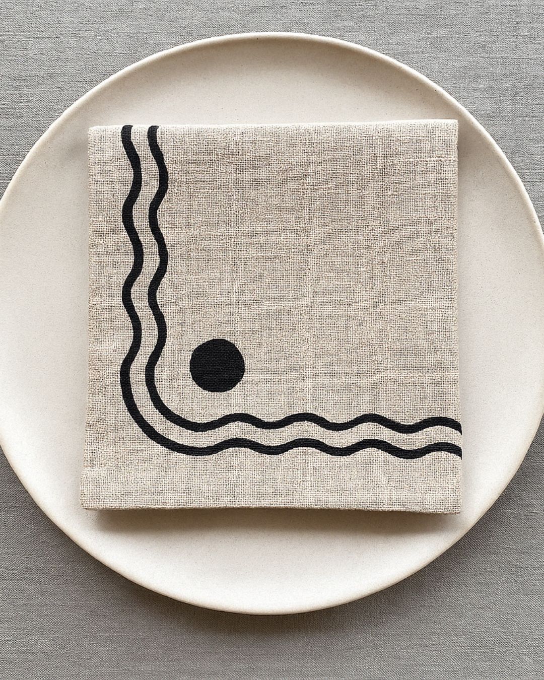 Slaty Grey Cloth Napkins