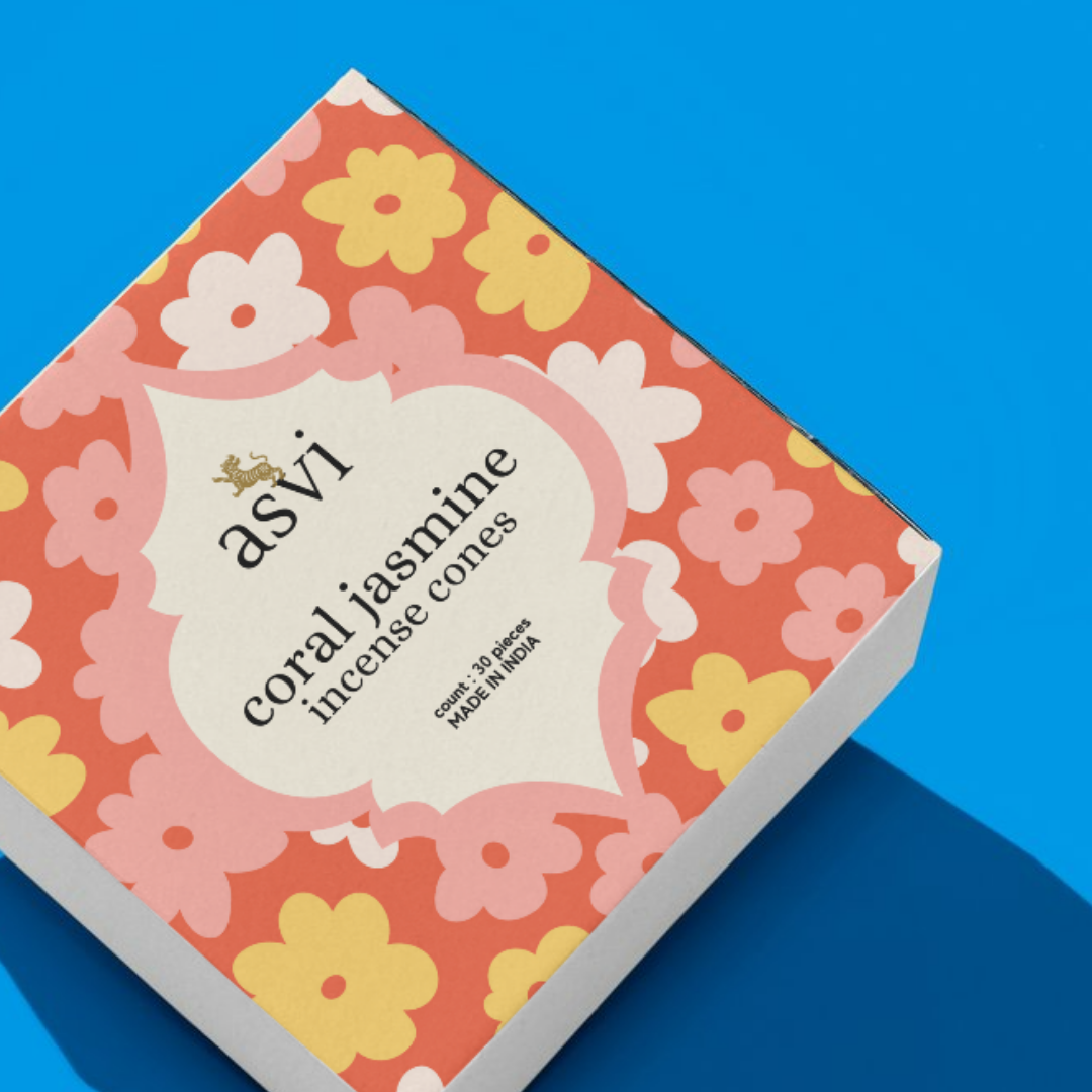 Coral Jasmine Incense Cones