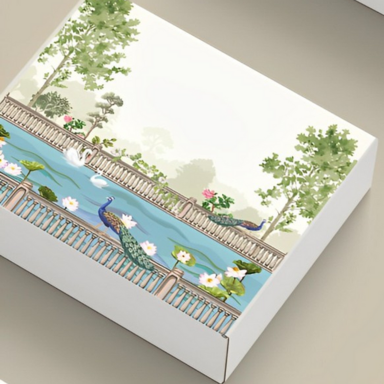 Elegant premium gift box designed for versatile gifting, ideal for housewarming, corporate events, clients, teachers, wife, and friends, featuring a sophisticated and thoughtful presentation
