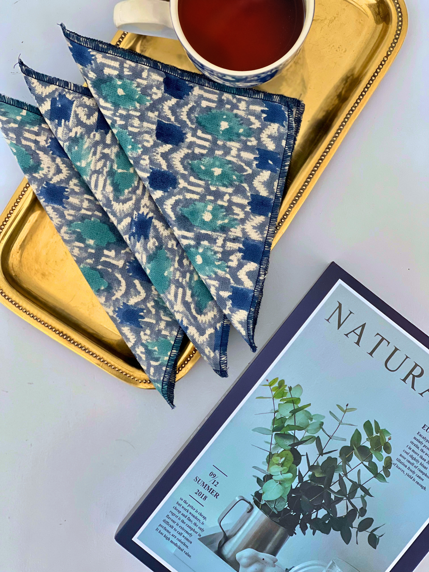 Jodhpore Linen Cocktail Napkin - Set of 2