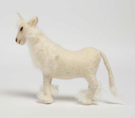 Handmade Felt Cotton Unicorn Toy